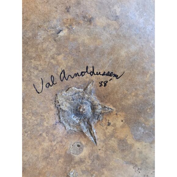 Native American Hand Etched Gourd Signed Southwest Art Design 1988 15"x8½" EUC - Picture 13 of 16